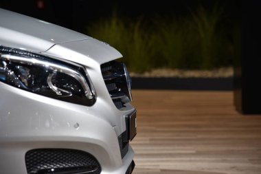 Frankfurt, Almanya, 13 Eylül 2017: Mercedes-Benz B 200, Iaa 2017