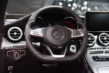 Frankfurt, Almanya, 13 Eylül 2017: Mercedes-Benz Glc 250, Iaa 2017