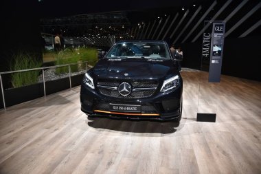 Frankfurt, Almanya, 13 Eylül 2017: Mercedes-Benz Gle 350 d, Iaa 2017