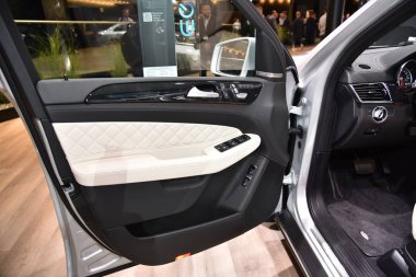 Frankfurt, Almanya, 13 Eylül 2017: Mercedes-Benz Gle 500 e Iaa 2017