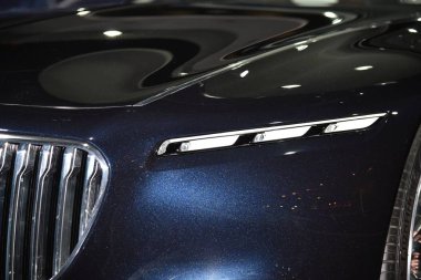 Frankfurt, Almanya, 13 Eylül 2017: Vizyon Mercedes-Maybach 6 Cabriolet Iaa 2017