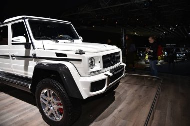 Frankfurt, Almanya, 13 Eylül 2017: Mercedes-Maybach G 650 Landaulet, Iaa 2017