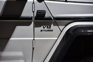 Frankfurt, Almanya, 13 Eylül 2017: Mercedes-Maybach G 650 Landaulet, Iaa 2017