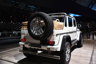Frankfurt, Almanya, 13 Eylül 2017: Mercedes-Maybach G 650 Landaulet, Iaa 2017