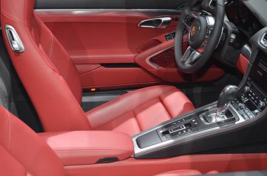 Frankfurt, Almanya, 13 Eylül 2017: Porsche 718 Boxster, Iaa 2017