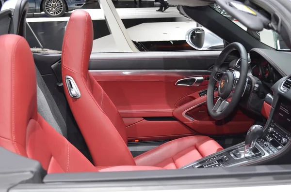 Frankfurt, Germany, September 13-2017: Porsche 718 Boxster at IAA 2017 — Stock Photo, Image