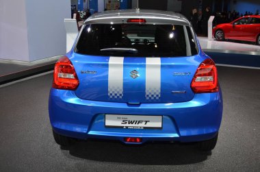 Frankfurt, Almanya, 13 Eylül 2017: Suzuki Swift, Iaa 2017