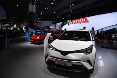 Frankfurt, Almanya, 14 Eylül 2017: Toyota C-Hr, Iaa 2017