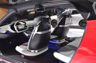 Frankfurt, Almanya, 13 Eylül 2017: Wey Xev kavramı Iaa 2017
