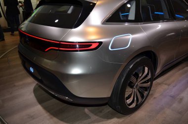 Frankfurt, Almanya, 13-2017: Mercedes-Benz Eq, Iaa 2017