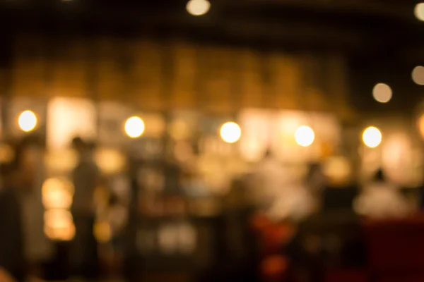 Cafe elmaszatol a háttérben a bokeh. Étterem absztrakt blur. — Stock Fotó