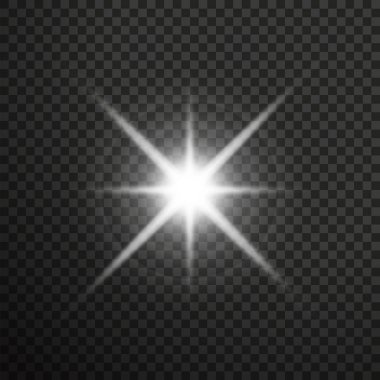 Beyaz parlak ışık şeffaf ile patlama patlama. 