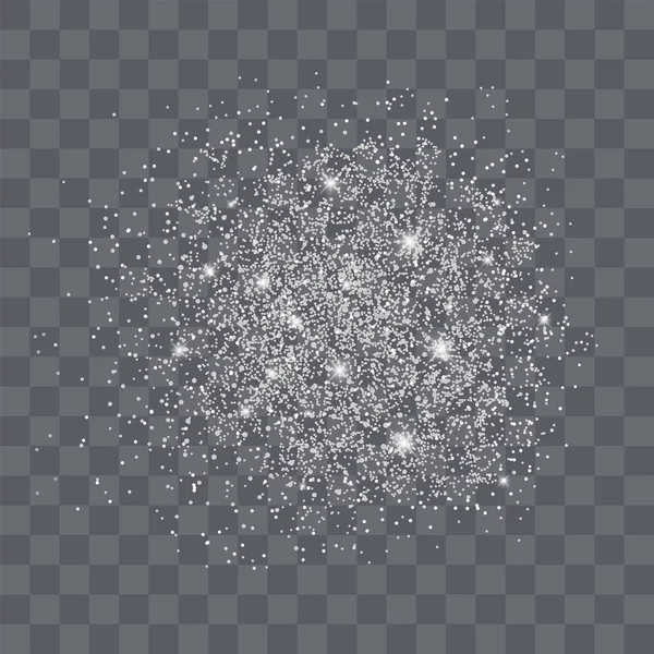 白色闪光颗粒背景效果的贺卡 — 图库矢量图片