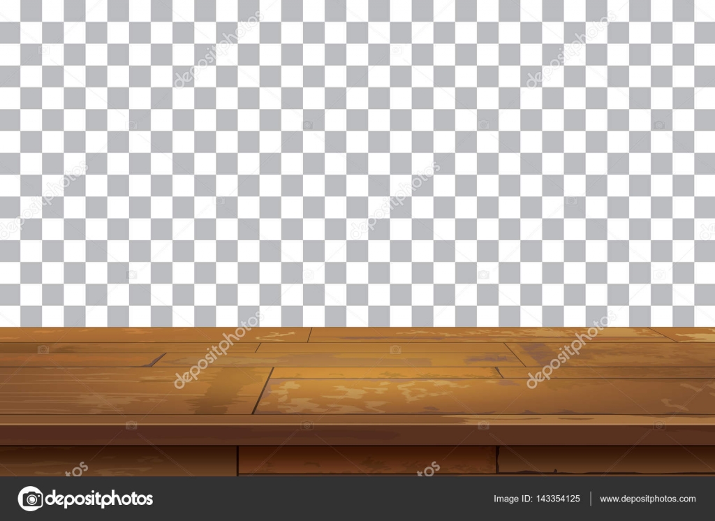 Empty Wooden Table Top Isolated Background Old Vintage Shelf Stock Empty Wooden Table Top Isolated Background Old Vintage Shelf Stock Vector
