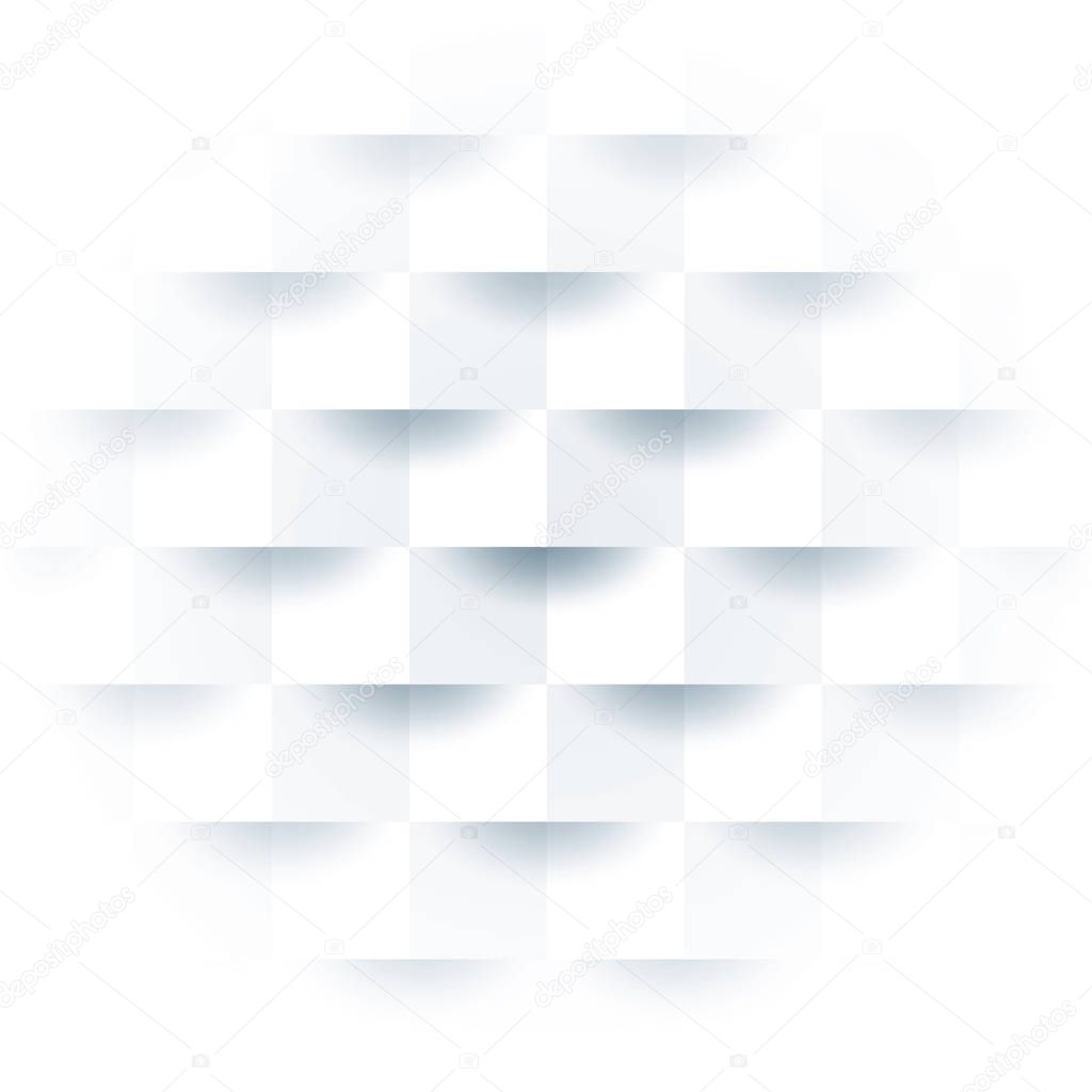 White geometric texture. Vector clean paper background. Can be u