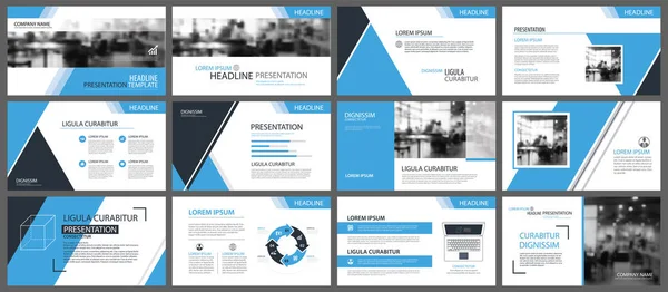 Mavi sunu şablonları ve infographics öğeleri arka plan