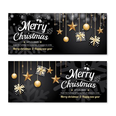 Tebrik kartı neşeli Noel partisi poster afiş tasarım templat