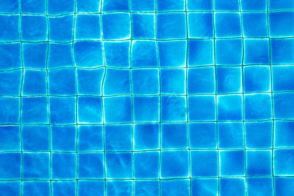 Top View Zwembad Blauw Gescheurd Water Abstracte Achtergrond — Stockfoto