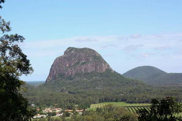 Tibrogargan na Glass House Mountains — Stock fotografie