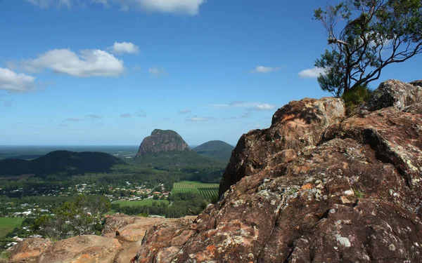 Tibrogargan på Glass House Mountains — Stockfoto