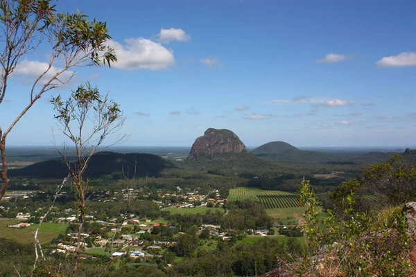 Tibrogargan na Glass House Mountains — Stock fotografie