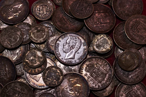 Valuable old Spanish silver coins