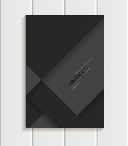Brochure in material design style