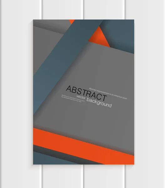 Brochure in material design style — Stock Vector