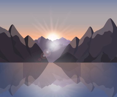 Yıldızlı gökyüzü arka plan siluetleri ağaçların üzerinde ile gece manzarası