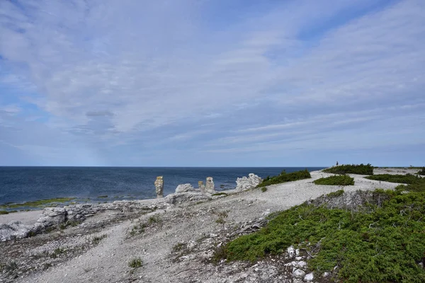 Rauks Langhammars Gotland Nordisch Rock — Stockfoto