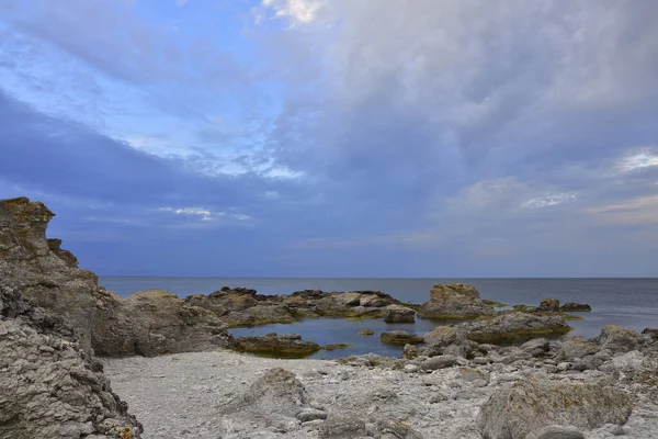 Rauk Digerhuvud Auf Insland Faro Akşam — Stok fotoğraf