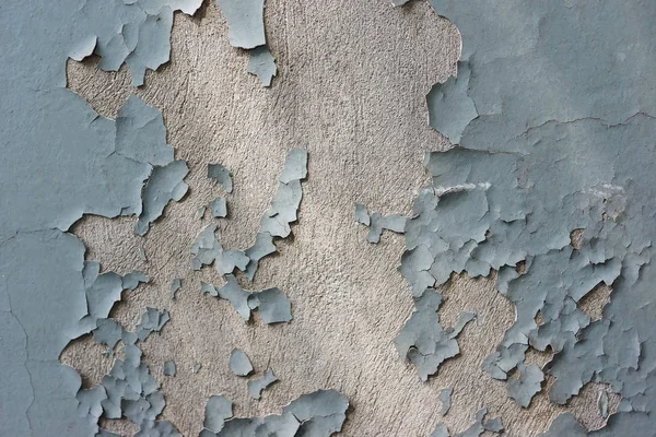 Grunge old wall texture background. Blue cracked paint on the wall — Stock Photo, Image