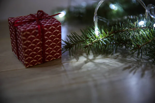 Красочный Рождественский Фон Копировальным Пространством — стоковое фото