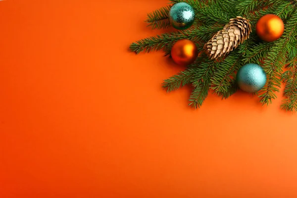 Kopya alanı ile renkli noel arkaplanı