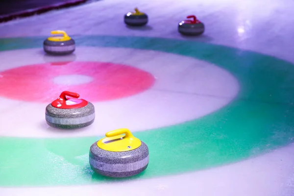 Piedras Rizadas Colores Hielo Cerca Del Fondo Casa Con Espacio — Foto de Stock