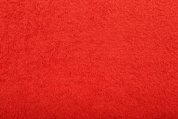 Texture Red Towel Close — Stock Photo, Image