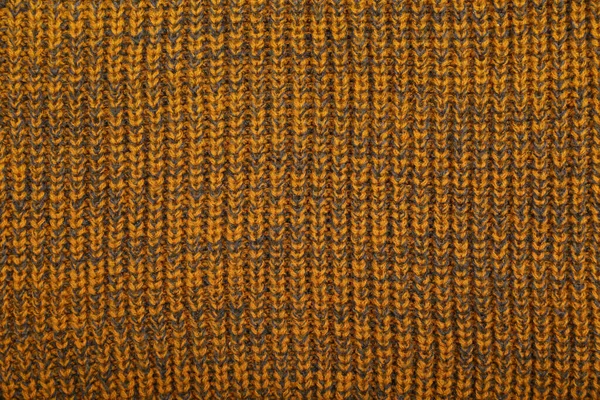Texture Woolen Knitted Fabric Close — Stock Photo, Image