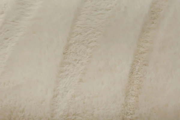 Белая Искусственная Текстура Меха — стоковое фото