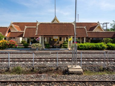  Tren İstasyonu Chiang Rak Tayland Taşraya Nakledildi