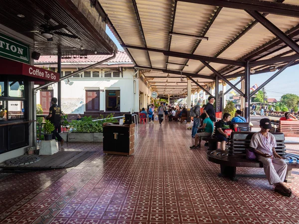 Train Station Ayutthaya Thailand Transported Country Tourist Attraction — Stock Photo, Image