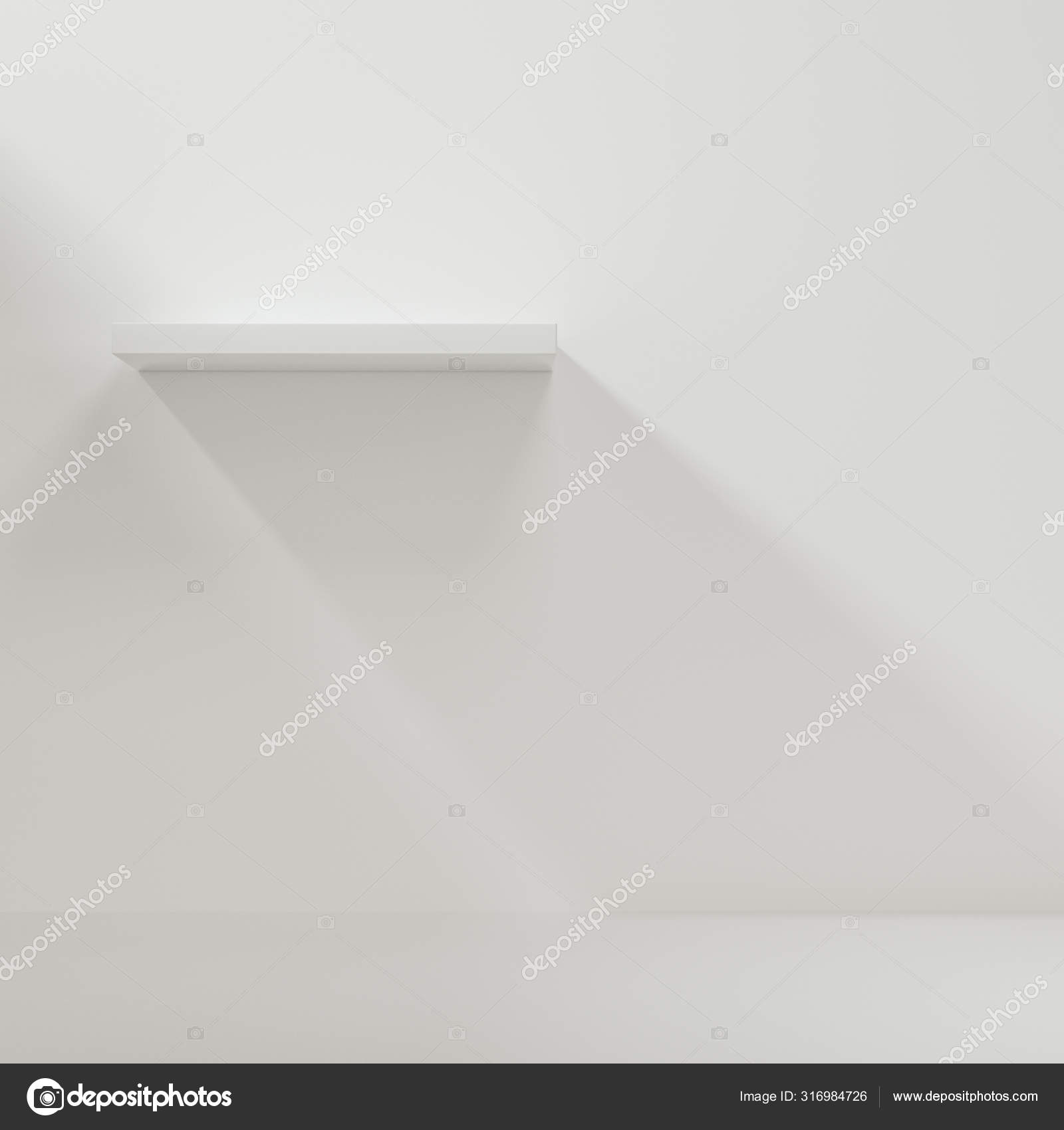 White Empty Cube Shelf In The Empty Room 3d Rendering Royalty Free Photo Stock Image By C Vinkfan