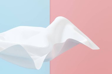 Akan kumaş, soyut renk arkaplanı, 3D görüntüleme.