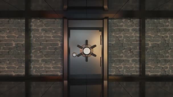 Portail de sécurité et serrure codée, conception abstraite, rendu 3d .