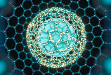 Cells and biological chain,molecules and abstract conception,3d rendering.