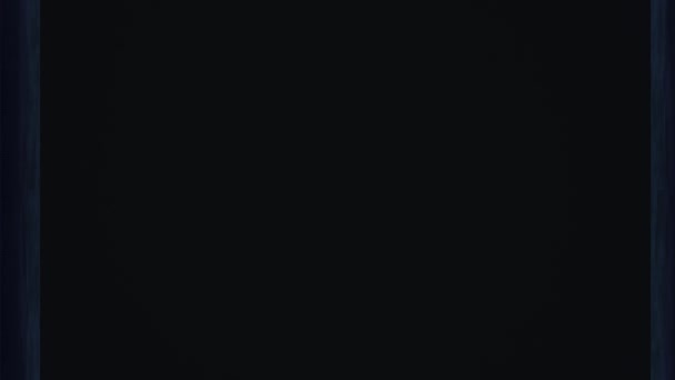 Líneas abstractas y fuegos artificiales con fondo negro, representación 3d . — Vídeos de Stock