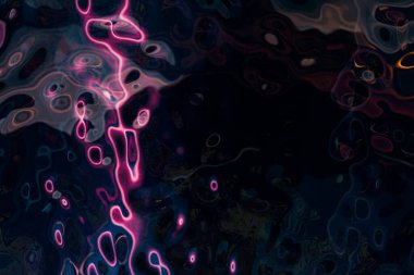 Soyut dalgalı arka plan, renkli desen, üç boyutlu görüntüleme. Bilgisayar dijital çizimi.