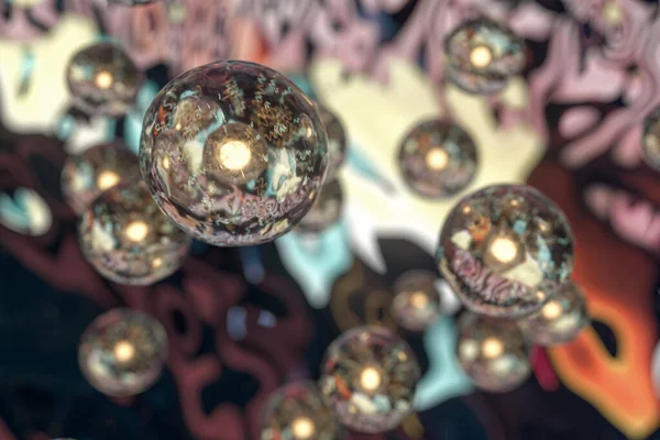 Kanda Şeffaf Hücreler Boyutlu Görüntüleme Bilgisayar Dijital Çizimi — Stok fotoğraf