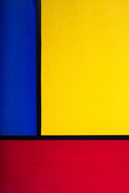 Renkli geometri soyut sanatı.