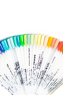 Tırnak cilası paleti. 