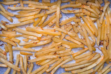 Taze pişmiş patates Üstten Görünüm